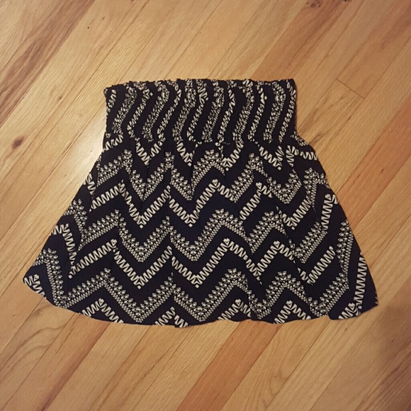 Chevron skirt