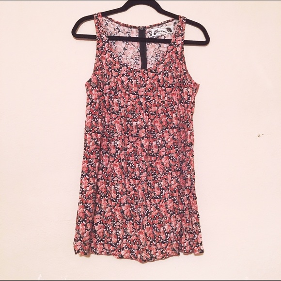 Vintage floral mini dress