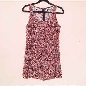 Vintage floral mini dress