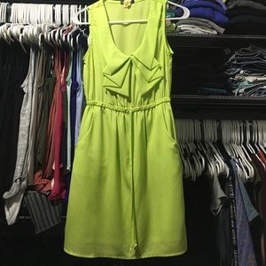 Neon green summer dress
