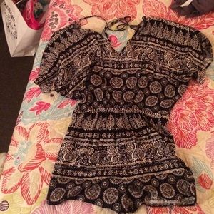 NEVER WORN printed romper
