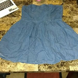 jean dress!!!