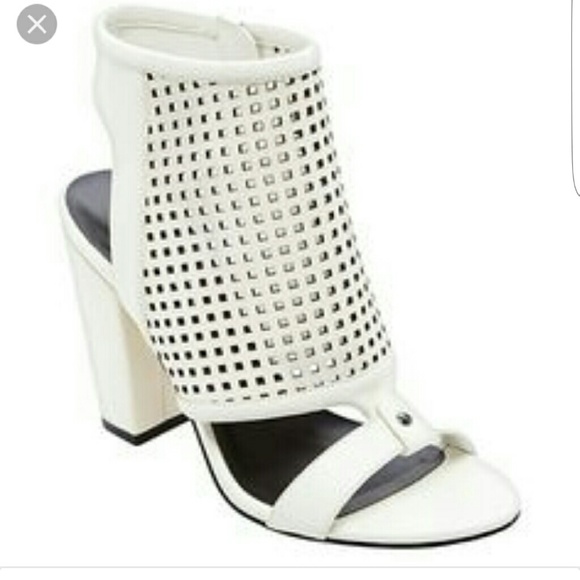 White summer sandals