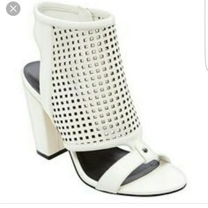 White summer sandals