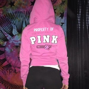 Zip Up PINK Victoria's Secret Jacket