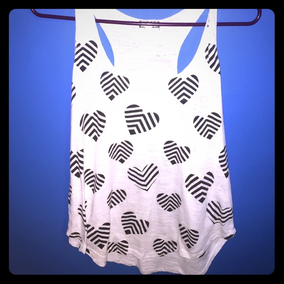 Striped heart shirt