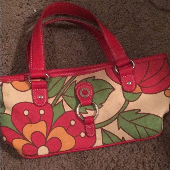 Tommy Hilfiger Floral Canvas Handbag