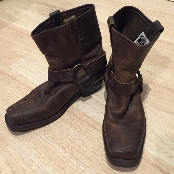 Frye harness boots