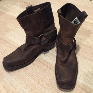 Frye harness boots