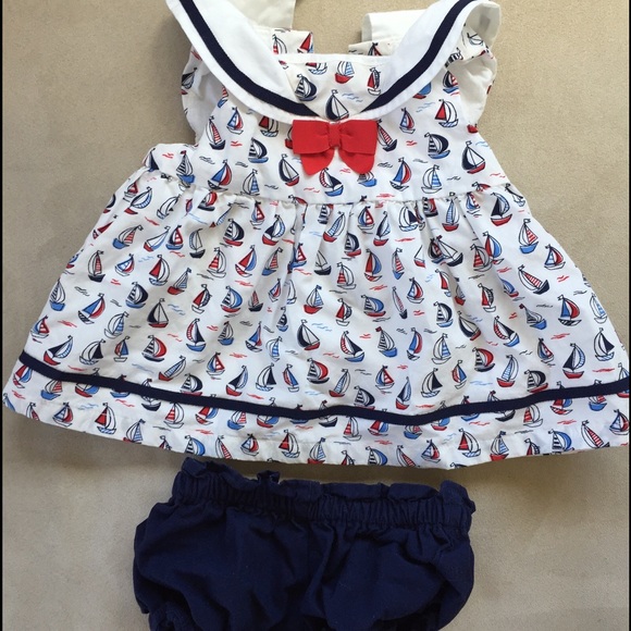 Summer dress with bloomers