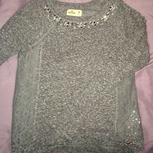 grey long sleeve