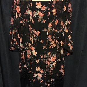 Floral kimono