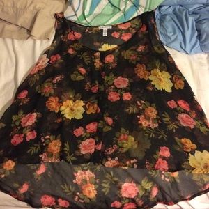 Juniors plus sized summer shirt