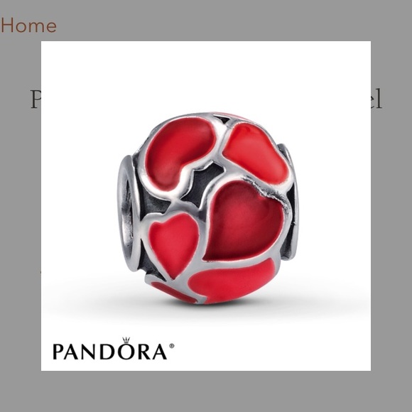 Pandora red hot love charm - Picture 2 of 3