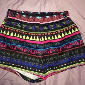 bright colorful shorts