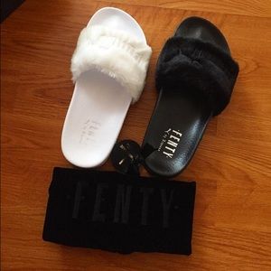 Brand new Rihanna Fenty Slides