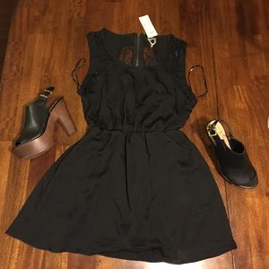 Black lace dress