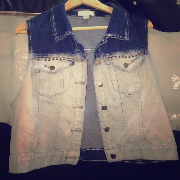Forever 21 plus size studded vest!