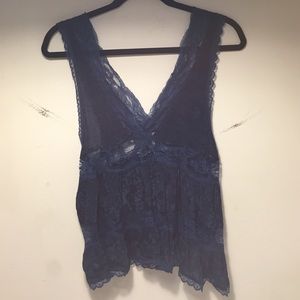 Silk flowy tank top