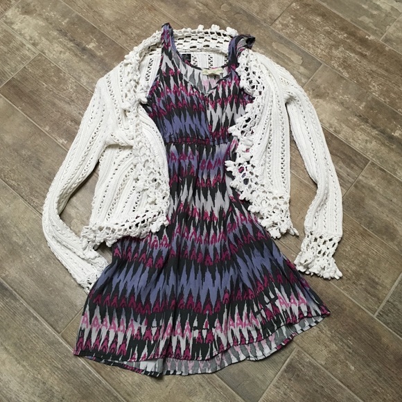 Chic Cinched Boho Sun Dress - Picture 2 of 3