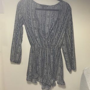 Long sleeve romper
