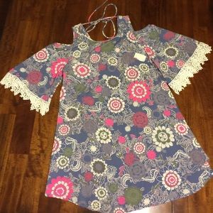 Floral tunic dress