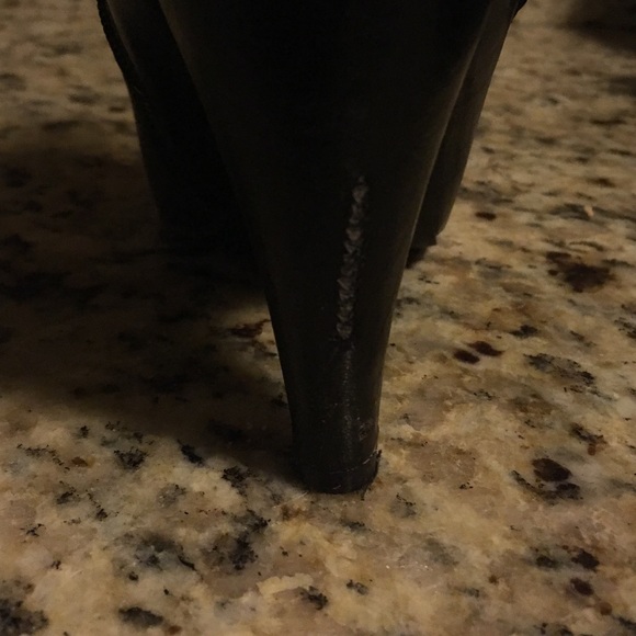 SOLD Prima Black heeled ankle boots size 8.5 - Picture 3 of 4