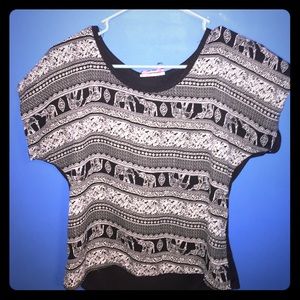 Elephant short sleeved tee