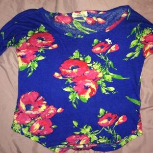 SALE floral Abercrombie shirt