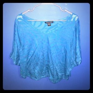 See through zebra design shirt