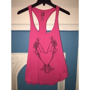 Billabong pink mermaid tank top