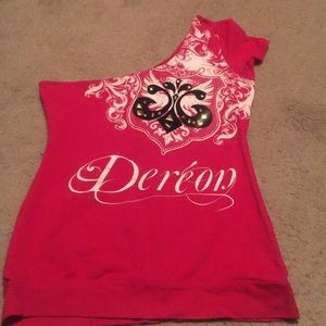 Vibrant red Dereon Blouse