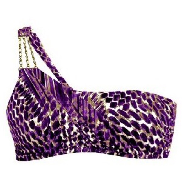BECCA On The Prowl Bikini One Shoulder Top 1hrsale