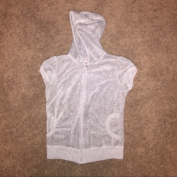 Juicy Couture Short Sleeve Hooded Track Jacket