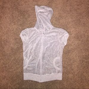 Juicy Couture Short Sleeve Hooded Track Jacket