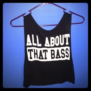 All about that bass muscle tee