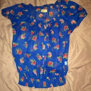 SALE floral hollister blouse