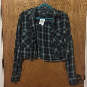 Brandy Melville Cropped Flannel