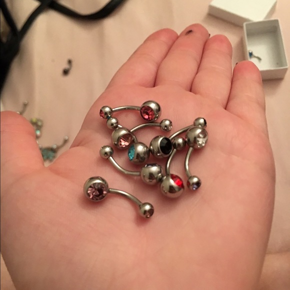 Bellybutton ring bundle - Picture 2 of 2
