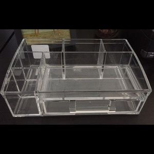 acrylic makeup holder