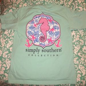 Light blue Simply Southern tee!