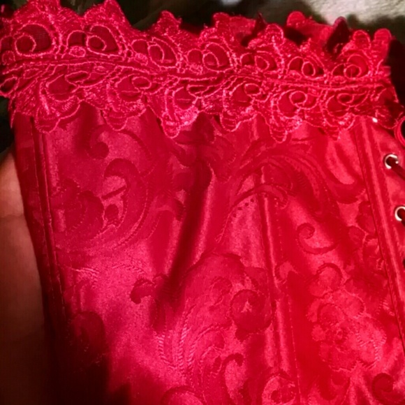 Fredericks of Hollywood Red Corset