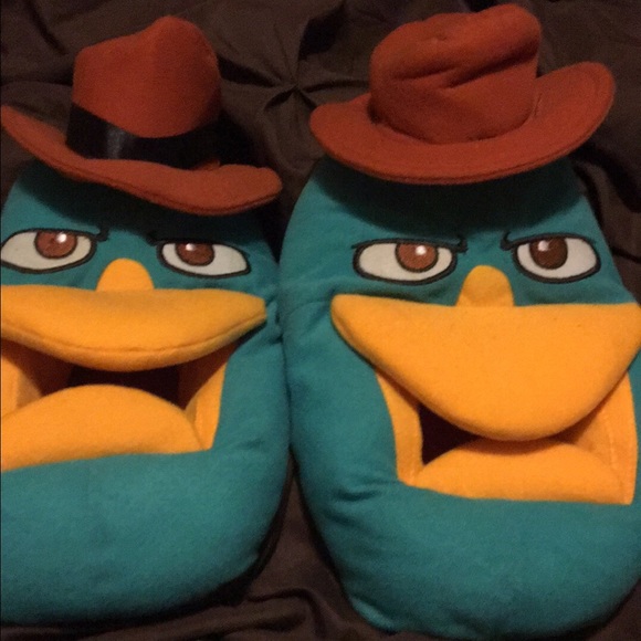 Perry the platepus slippers