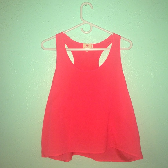 Hot pink tank top
