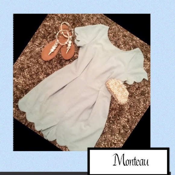 Monteau Pants - 💙Grafite Blue Romper💙by Monteau💙Los Angeles💙