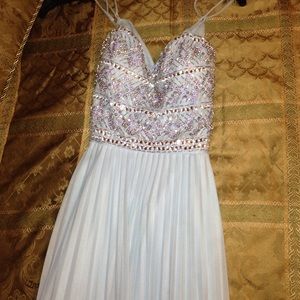 Badazzled Pretty Blue Prom Dress