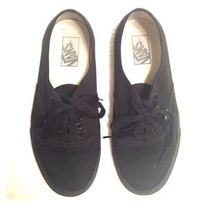All Black VANS Shoes!