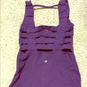 Strappy workout tank