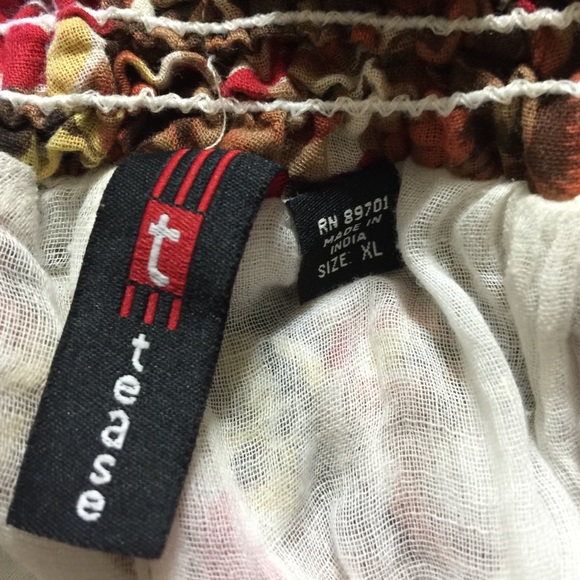 🎈SALE TEASE Cotton & Crochet floral skirt- SK-69 - Picture 4 of 4