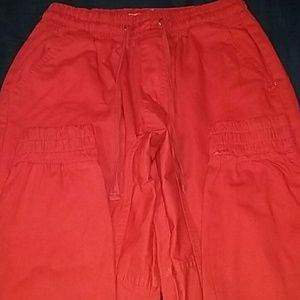 New Red jogger pants